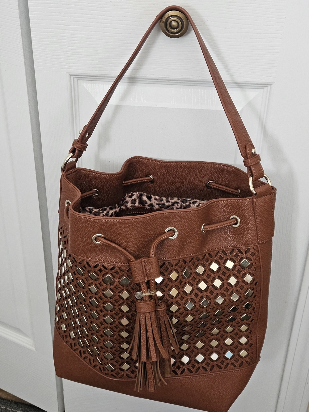Drawstring Bucket Bag - Picture 2 of 6